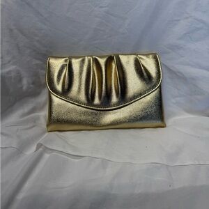 Avon Metallic Gold Clutch